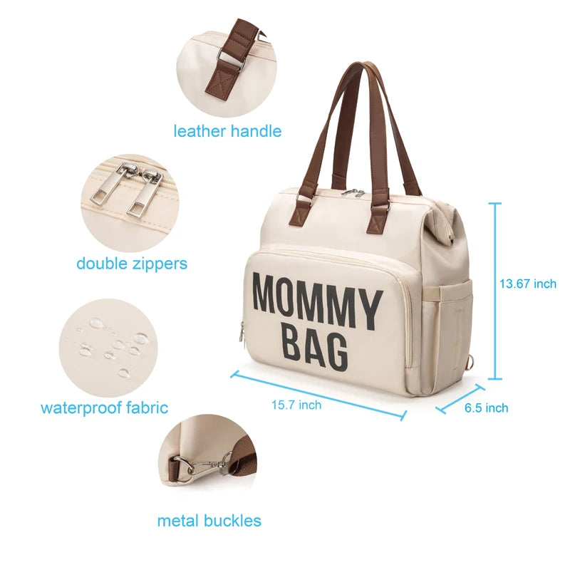 PANGDUBE 3pcs/set Mommy Bag, Large capacity.