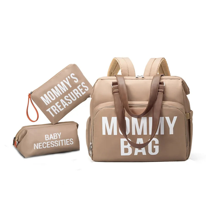 PANGDUBE 3pcs/set Mommy Bag, Large capacity.