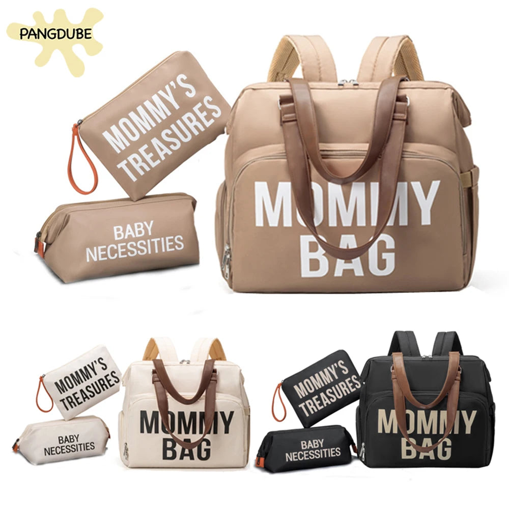 PANGDUBE 3pcs/set Mommy Bag, Large capacity.