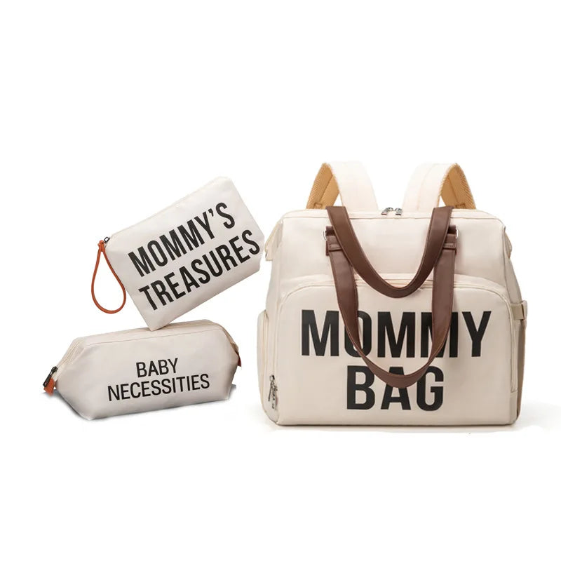 PANGDUBE 3pcs/set Mommy Bag, Large capacity.